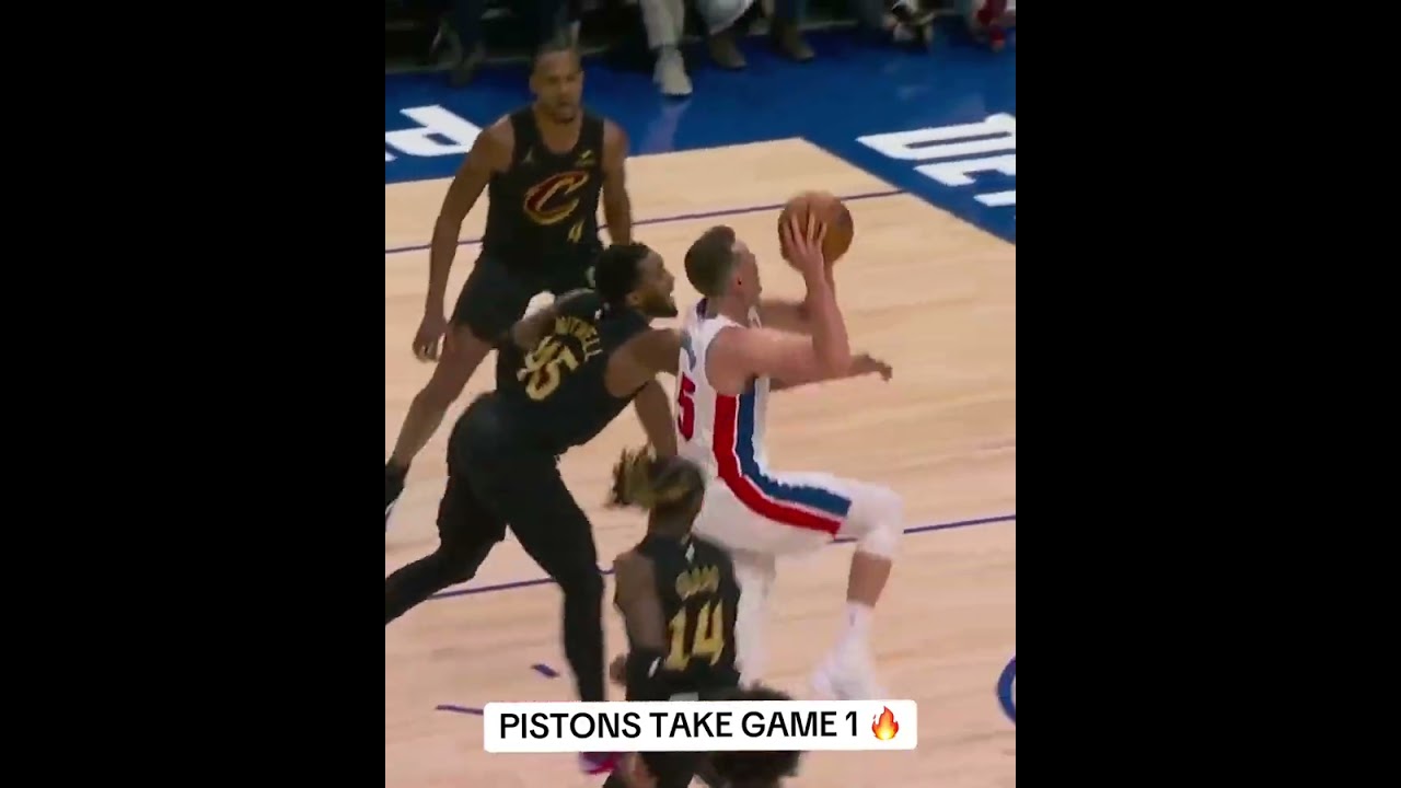 Pistons take a 1-0 lead 😤