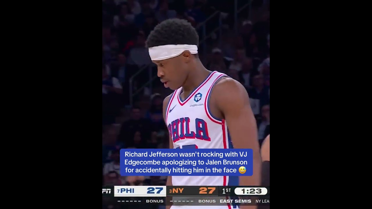 RJ didn’t like the rook’s show of sportsmanship in the playoffs 👀