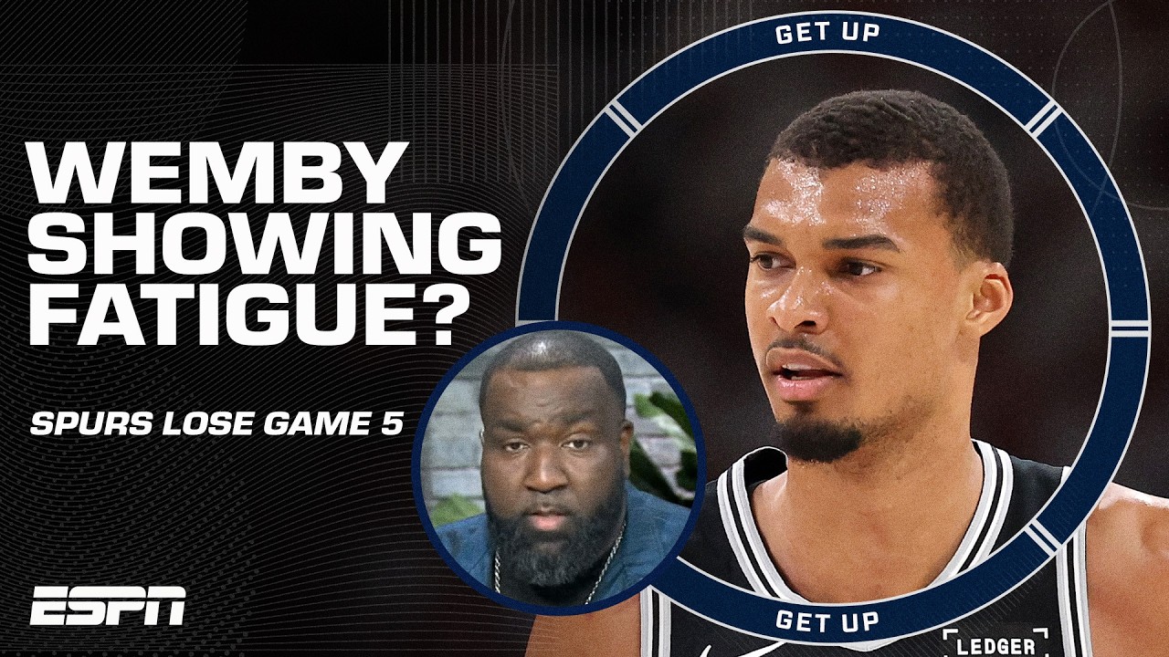 WEMBY GOT PUNKED 😧 – Big Perk after the Spurs lose WCF Game 5 vs. OKC | Get Up