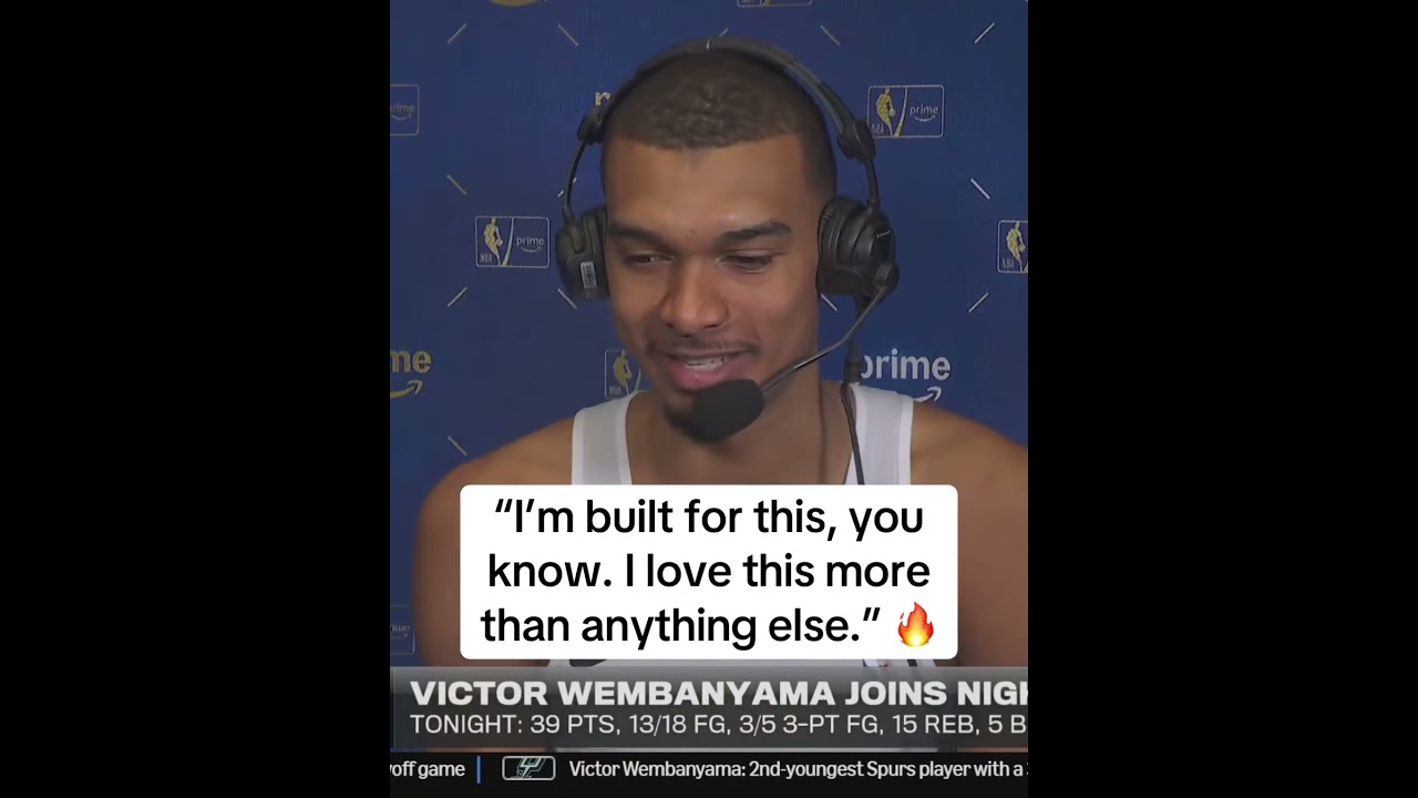 Wemby lives for the high stakes moments 😤